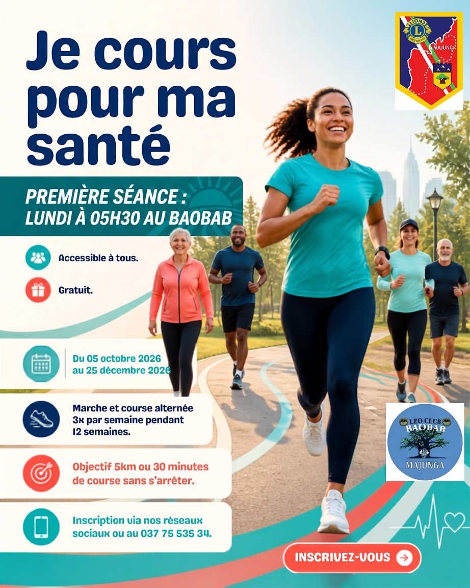 Je cours pour ma santé