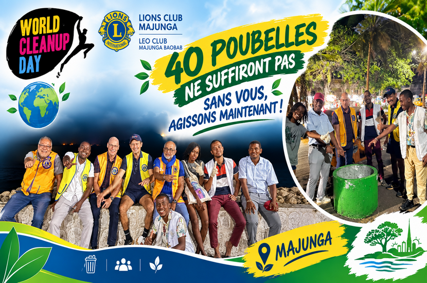 40 poubelles ne suffiront pas sans vous, agissons maintenant ! 🌍