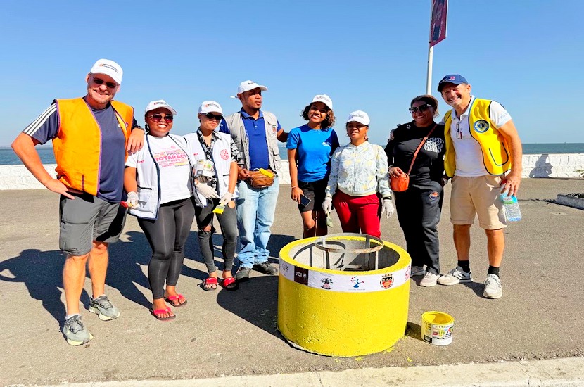 🦁 Actions de solidarité inter-club : 40 poubelles déjà installées, à nous d'agir !
